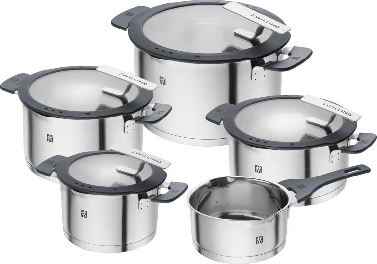 ZWILLING Simplify Kochtopf-Set 5-teilig, Mit Ausgießfunktion, Stay-Cool-Griffe, Induktionsgeeignet, Edelstahl, Silber174,39€ statt 349,00€➡️ https://www.amazon.de/dp/B09HCGGDQD/?tag=preisfehlerheute-21