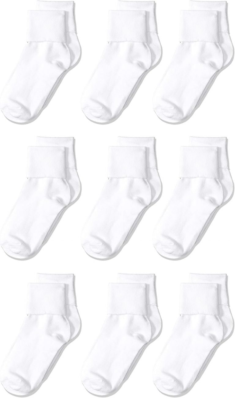 Amazon Essentials Mädchen Bequeme Uniform-Socke Aus Baumwollmischung Mit Drehstulpen, 9 Paar, Weiß, M (4-8 Jahre)2.99€ ➡️ https://www.amazon.de/dp/B07JKP6S6M/?tag=preisfehlerheute-21