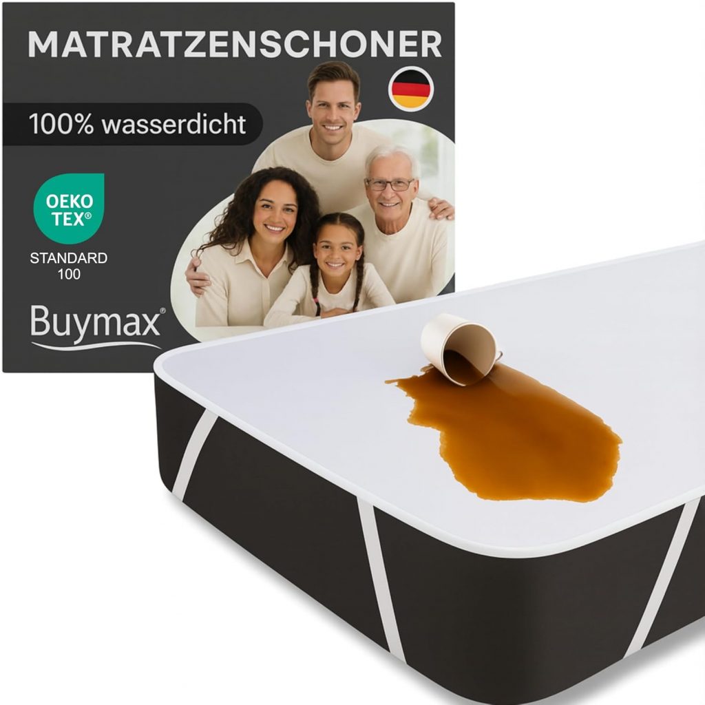 Buymax Matratzenschoner 90x200cm wasserdicht – Oeko-Tex zertifizierte…