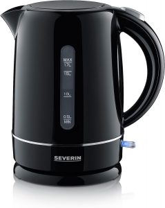 🤴 SEVERIN Wasserkocher, 1,7 L, kompakt, schwarz und leistungsstark, Kalkfilter, Kunststoff, schwarz, 2.200 W, WK 432219,48€ statt 34,99€ - 45,00 % 🔥🚚 Verkauft durch Amazon und Versand durch Amazon3,065 Bewertungen: 4.5 / 5.0 ⭐️⭐️⭐️⭐️⭐️🛒 zu Amazon