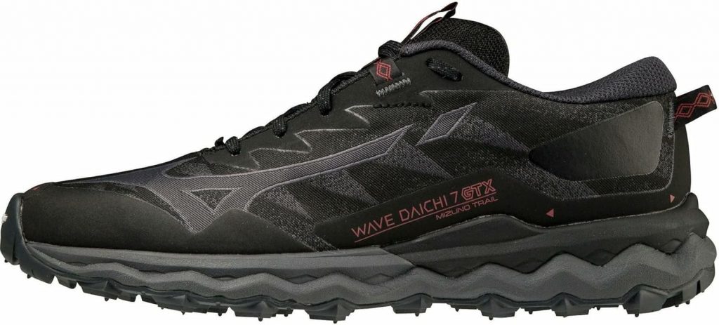 Mizuno Wave Daichi Walking-Schuh Black/IronG/GarnetRose