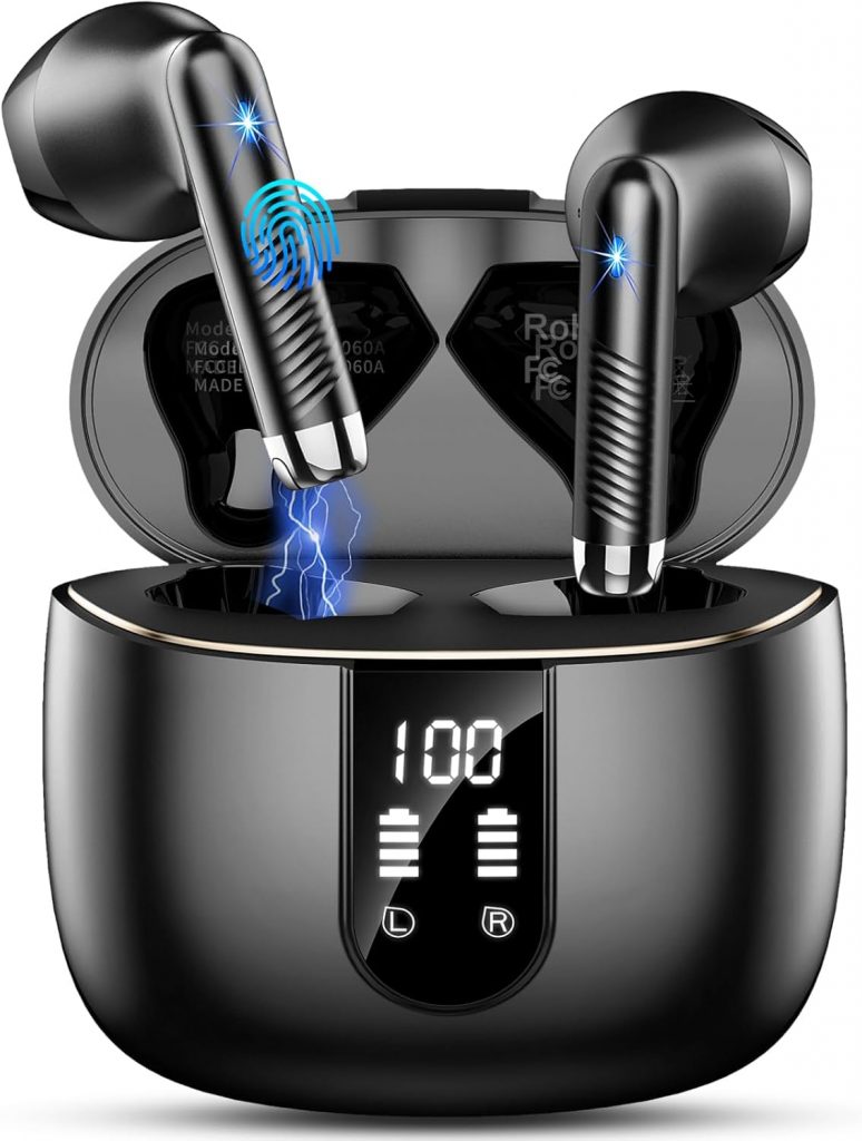 Drsaec Bluetooth 5.4 Kopfhörer, 6D Tiefer Bass In Ear Kopfhörer Kabellos Bluetooth, 2026 Neu Kabellose Kopfhörer mit…