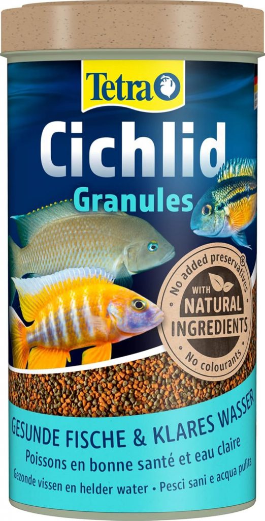 Tetra Cichlid Granules – Hauptfutter Mix mit 2 verschiedenen Granulaten für…