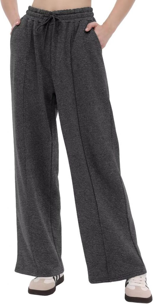 CAMPSNAIL Jogginghose Damen Baggy Sporthose Lang Traininghose High Waist Stoffhose Freizeithose Weites Bein…