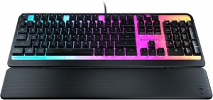 🤴 Turtle Beach Magma - Membrane RGB Gaming Keyboard mit Membrantasten, Advanced Anti-Ghosting, Easy-Shift Technologie, RGB-Beleuchtung, abnehmbare Handballenauflage