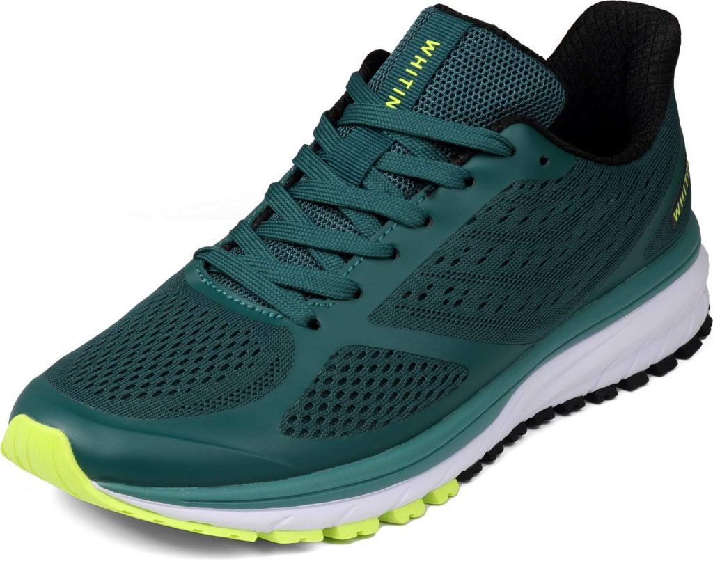WHITIN Laufschuhe Herren Hallenschuhe Traillauf Turnschuhe Sneakers Für Männer Mesh Sportschuhe Grün Atmungsaktiv…