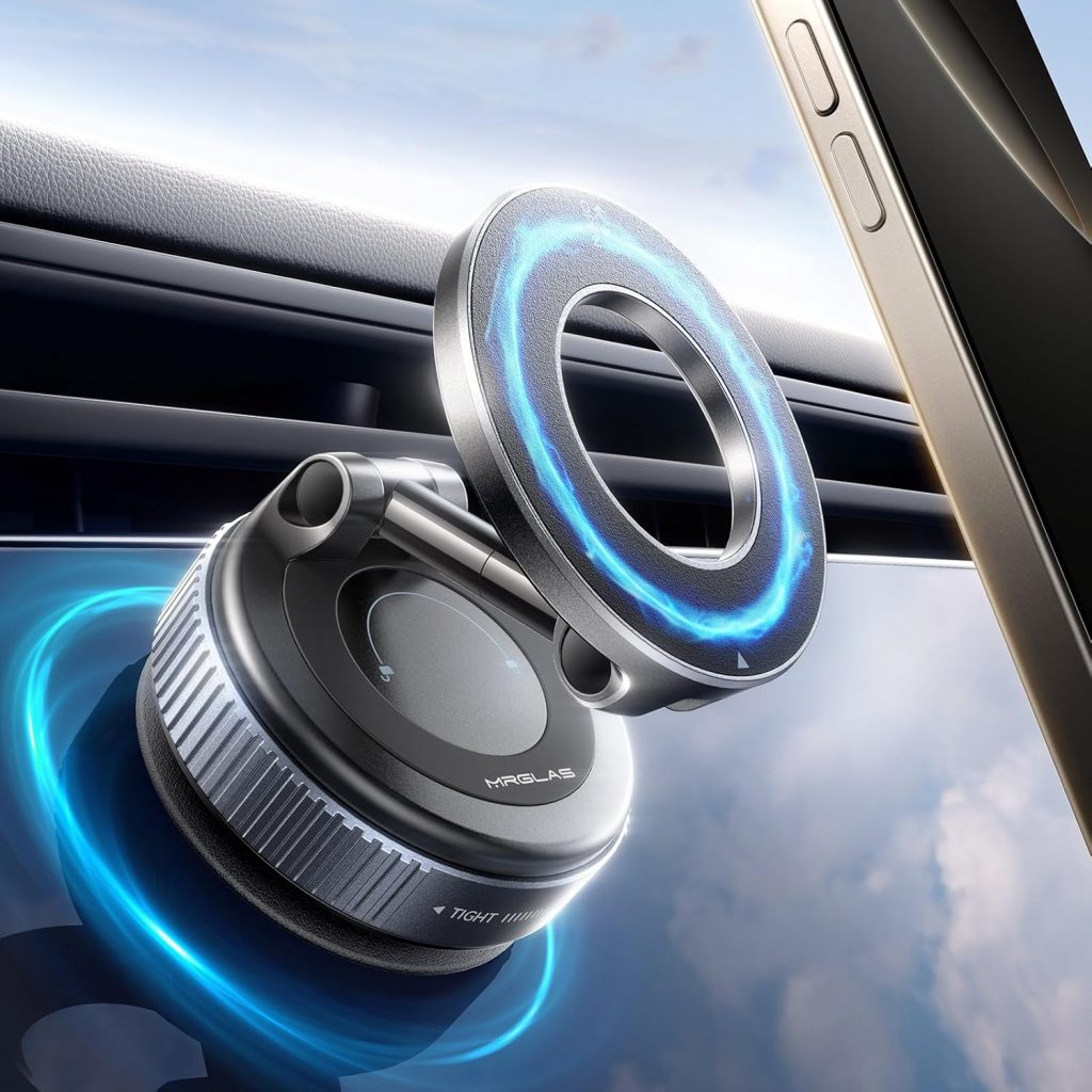 MRGLAS 2026 Upgraded Vakuum Handyhalterung Auto Magnet – für Magsafe…