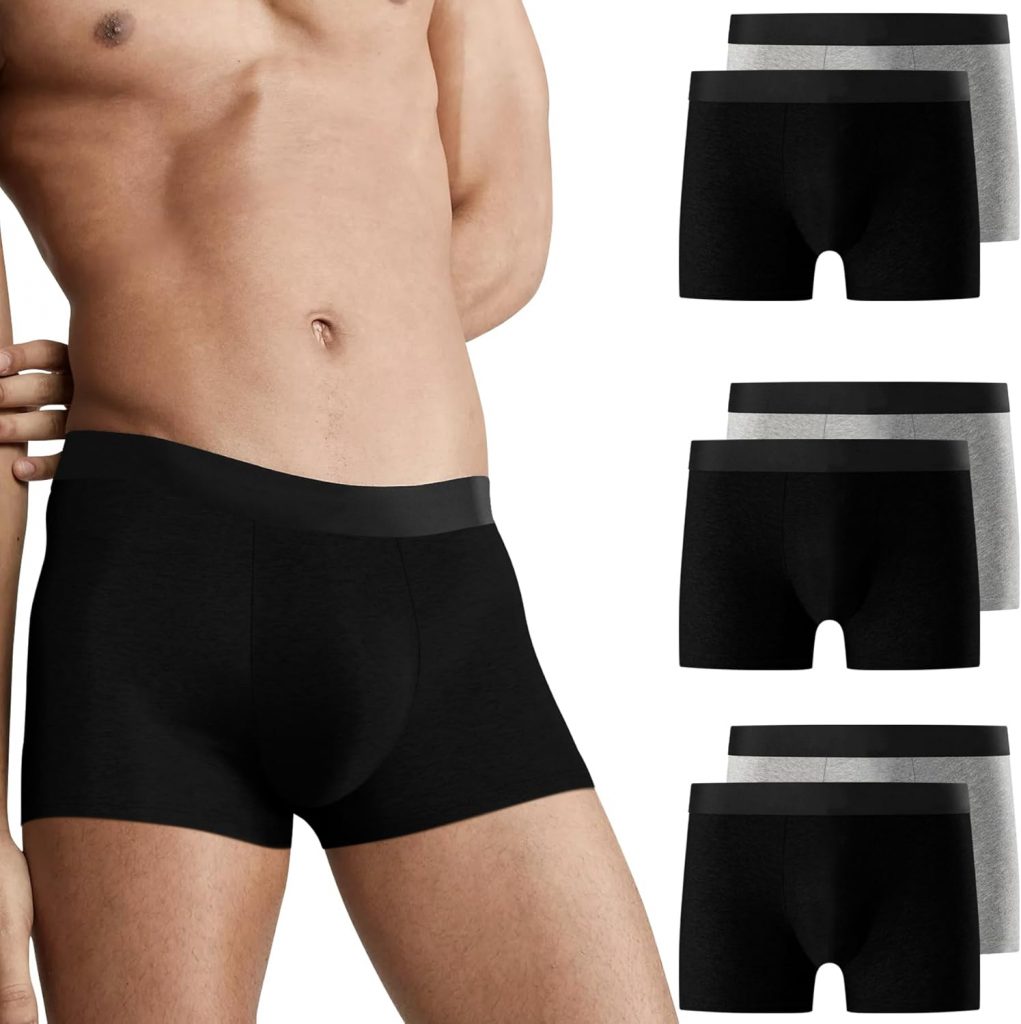 Falechay Boxershorts Herren Unterhosen Männer Boxer Shorts 6er Pack Unterwäsche…