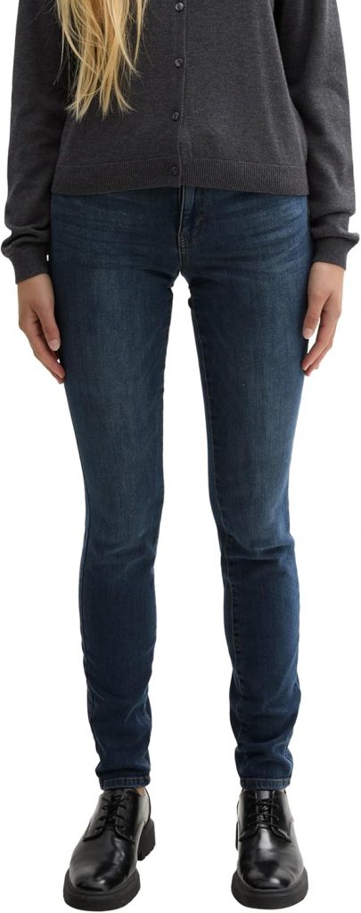TOM TAILOR Damen Alexa Skinny Jeans, 10282 – Dark Stone Wash Denim,29/