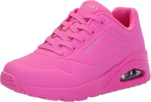 🤴 Skechers Damen UNO-Stand On Air Sneaker, hot pink, 40 EU