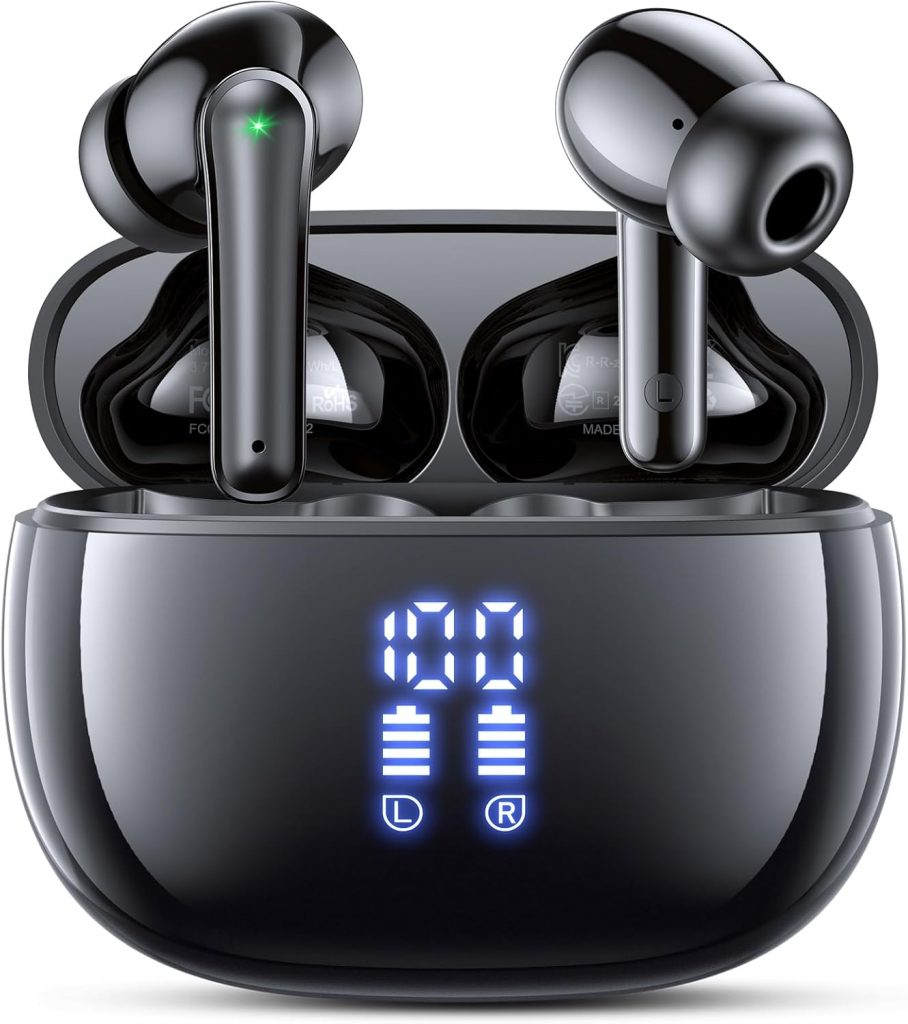 ZIUTY Bluetooth 5.3 Kopfhörer Kabellos, In Ear Bluetooth Kopfhörer mit 4 ENC…