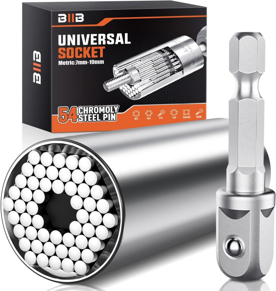 BIIB Vatertagsgeschenk für Papa, Universal Steckschlüssel, Geschenke für Männer Multitool Gadgets für Papa Geschenk, Geburtstagsgeschenk für Ihn, Klein Werkzeug Geschenk Vatertag