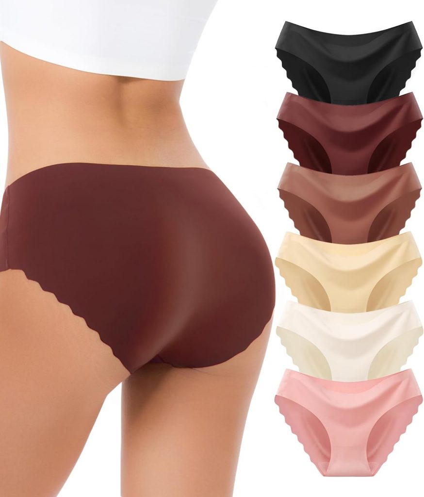 Unterhosen Damen 6er Pack,Seamless Unterwäsche Frauen Nahtlose Slips Damen…
