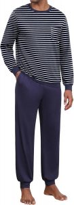 Ekouaer Herren Schlafanzug Lang Pyjama Set Winter M&auml;nner Langarm Stripe Oberteil und Schlafanzughose Mit Taschen Zweiteiliger,Blau,M9.74&euro; statt 34.99&euro;➡️ https://www.amazon.de/dp/B0F9ZT5MFH/?tag=preisfehlerheute-21