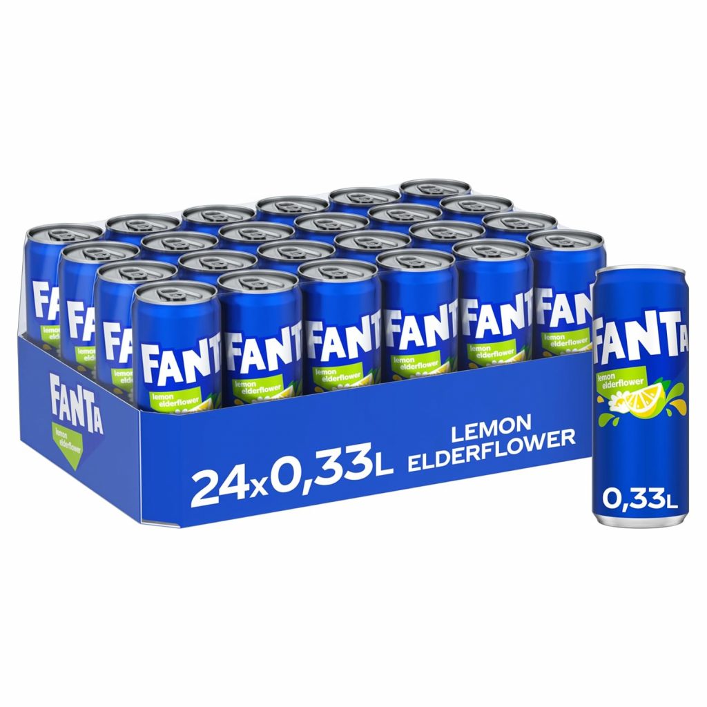 Fanta Lemon & Elderflower – Mischung aus Zitrone und sommerlicher Holunderblüte…