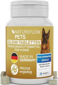 Gelenktabletten Hunde – Test SEHR GUT Made in Germany mit Grünlippmuschel, MSM und Teufelskralle - Keine Kapseln, hohe Akzeptanz Gelenktabletten Hund - 100 Stück