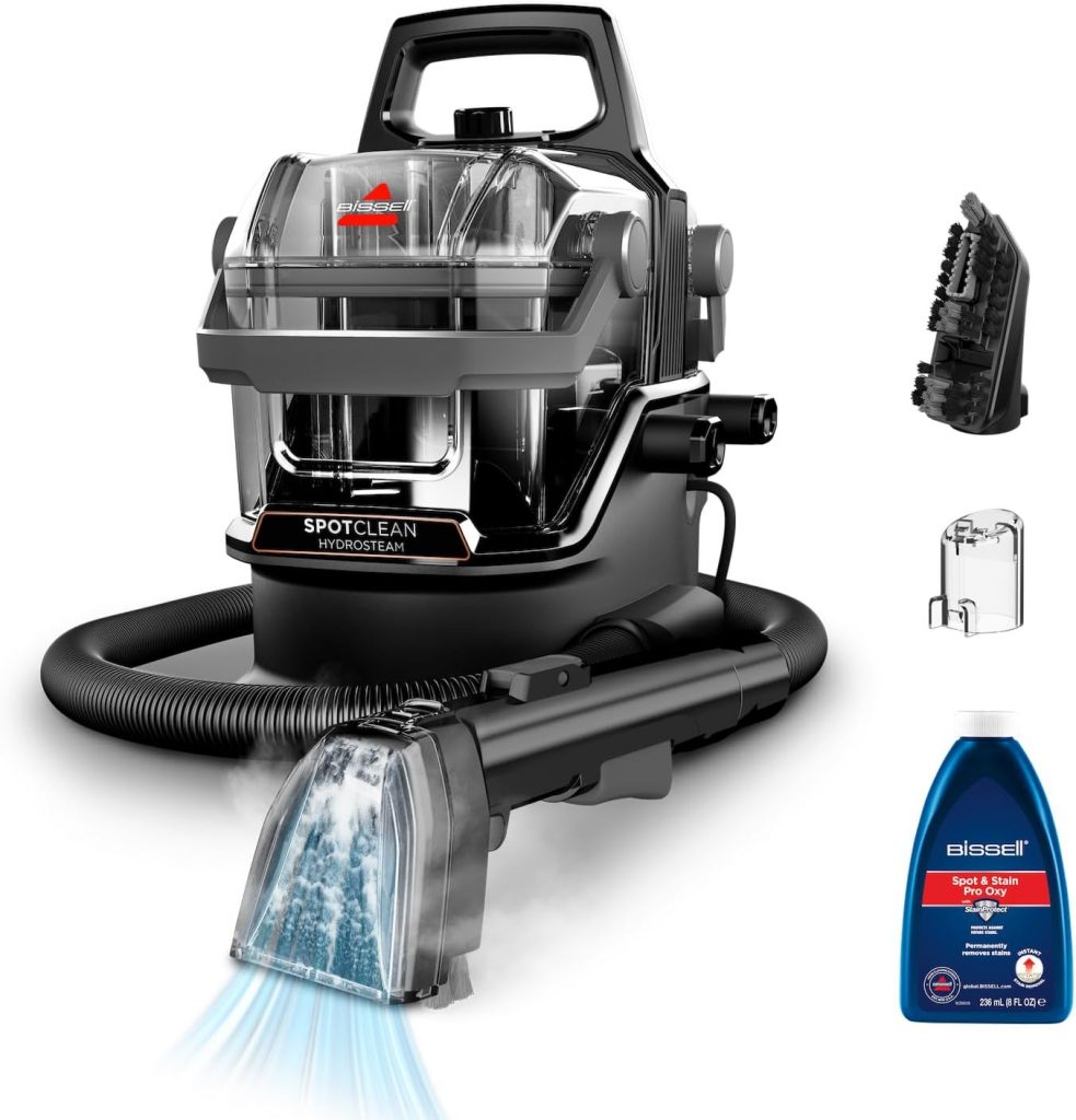 BISSELL SpotClean HydroSteam, Polsterreiniger Gerät, Teppichreiniger mit…