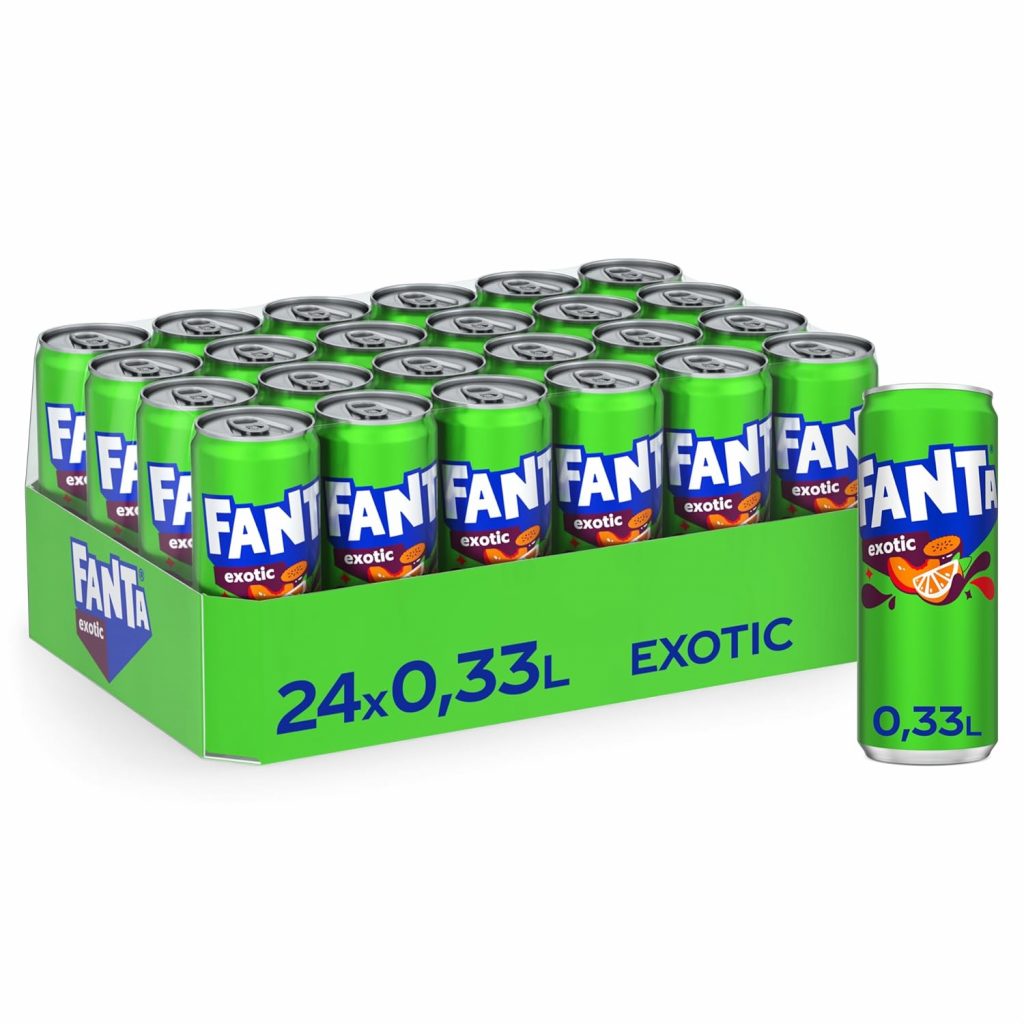 Fanta Exotic – mit intensivem Geschmack einer Mischung tropischer Früchte…