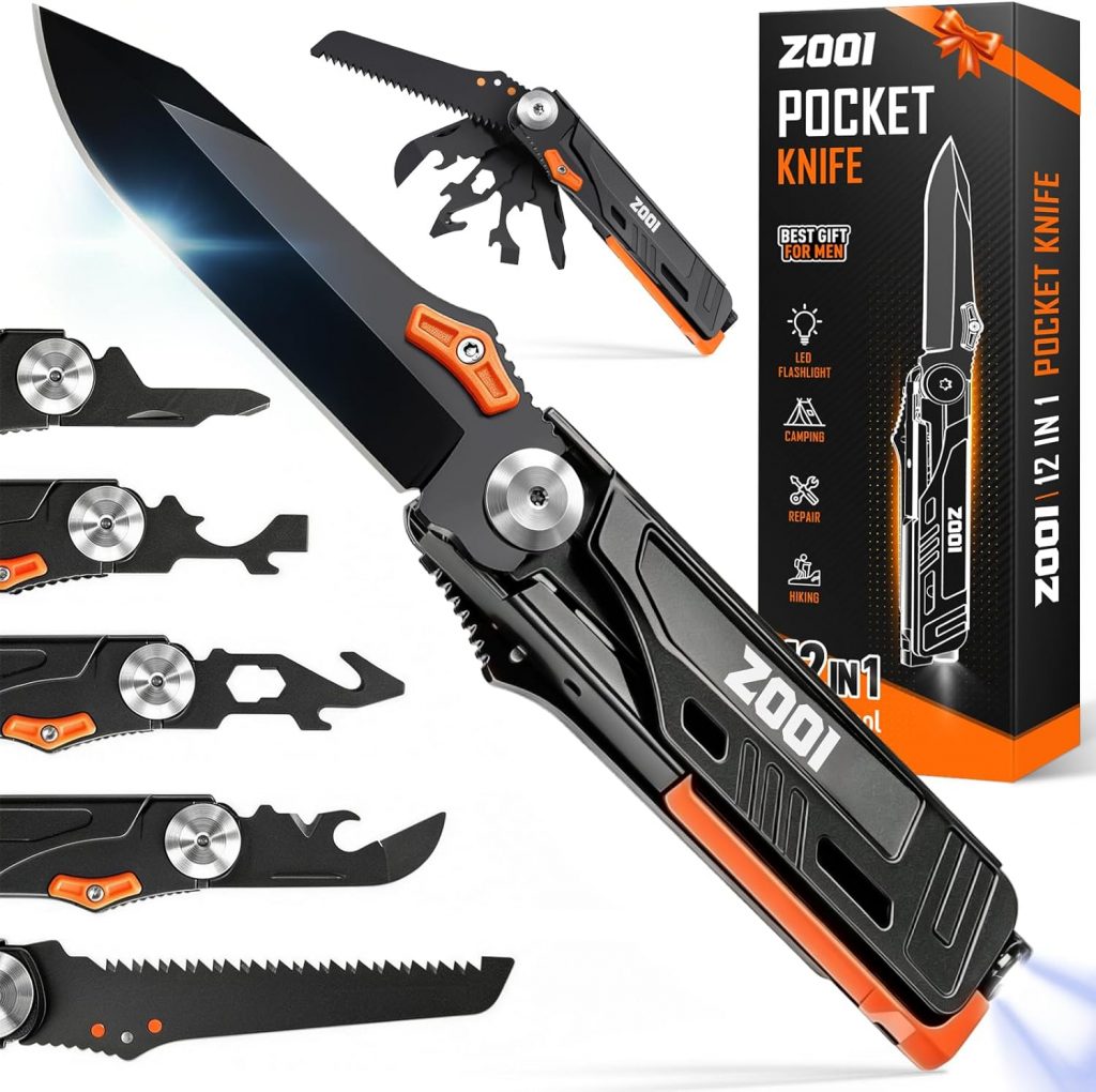 ZOOI Vatertagsgeschenk für Papa, Geschenke für Männer 12 in 1 Multitool…