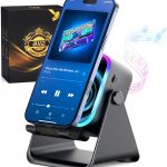 BIIB Vatertagsgeschenk für Papa, Induktions Bluetooth Lautsprecher mit Telefonständer, Geschenk Vatertag Gadgets für Männergeschenk Papa, Geburtstagsgeschenk für Männer, Geschenke zum Vatertag