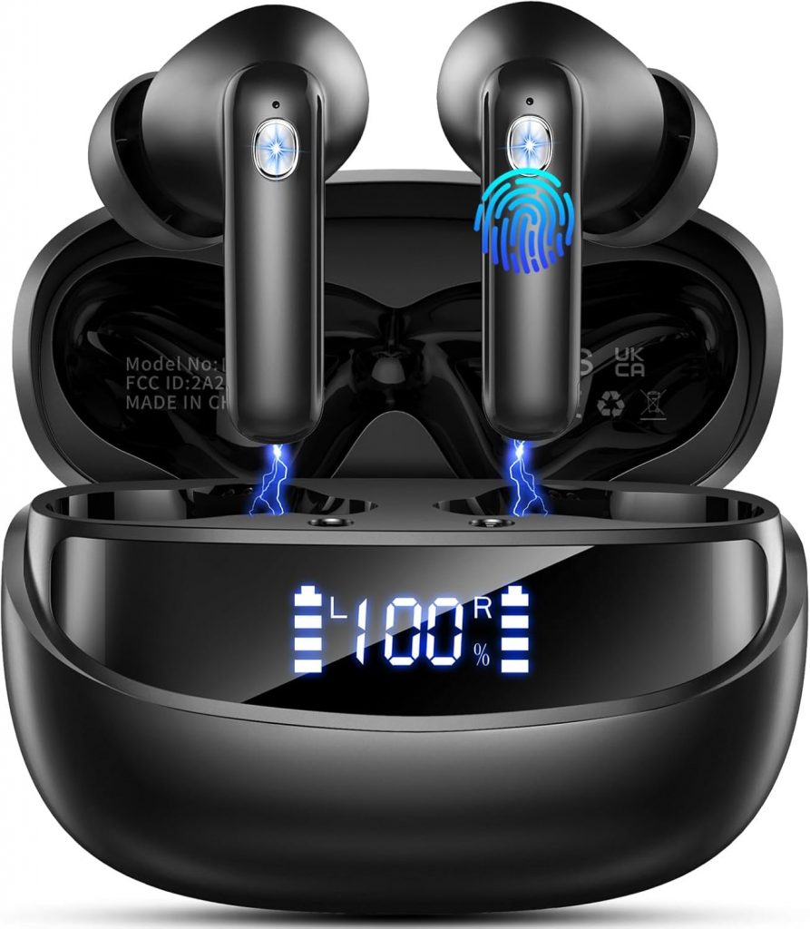 Bluetooth Kopfhörer, 2026 Kopfhörer Kabellos Bluetooth 5.4, 50 Std Spielzeit In…
