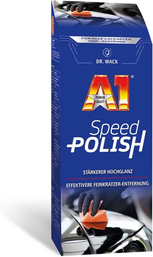 Dr. Wack – A1 Speed Polish – NEUE FORMEL 500 ml I Premium Auto-Politur mit Carnauba-Wachs I Noch besserer Schutz &…