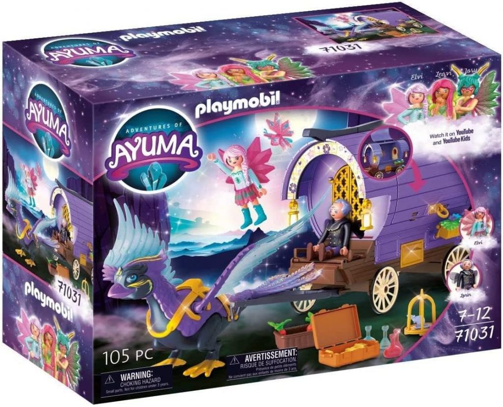 PLAYMOBIL Adventures of Ayuma 71031 Feen-Kutsche mit Phoenix, Inkl…
