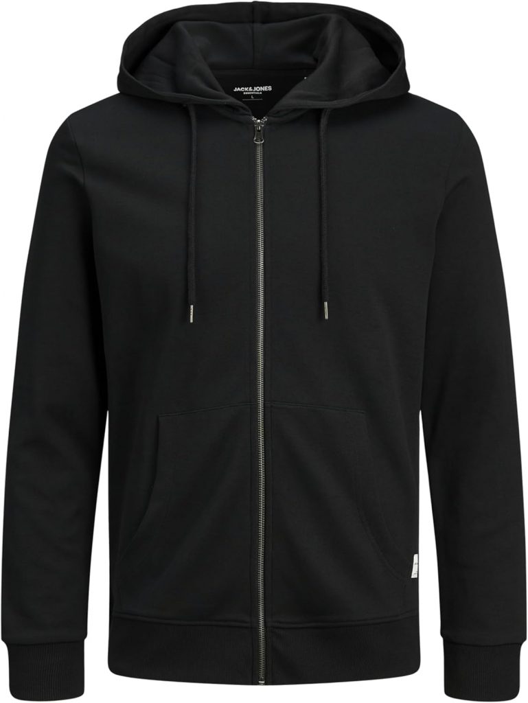 JACK & JONES Male Kapuzenjacke Einfarbig Kapuzenjacke