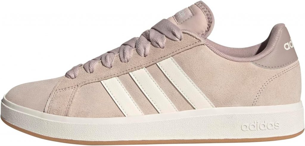 adidas Herren Grand Court Base 00s Shoes, Wonder Taupe/Off White/Grey, 46 EU