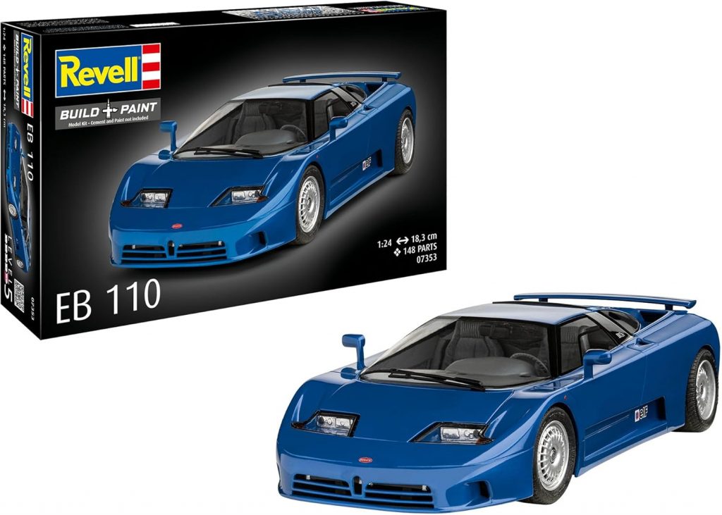 Revell Modellbau, EB110, Bausatz, Maßstab 1:24, 140 Teile, Bastelset ab 12…