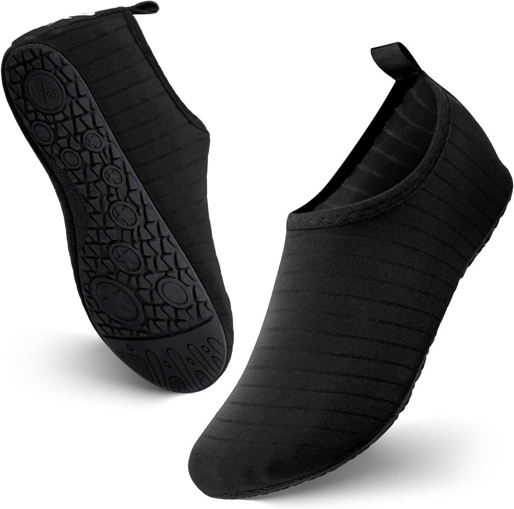 JOTO Wasserschuhe für Damen Herren Kinder, Unisex Badeschuhe Strandschuhe…