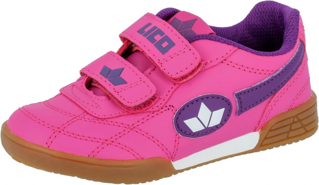 Lico Unisex Kinder Bernie V Hallenturnschuhe(Klettverschlüsse können variieren)