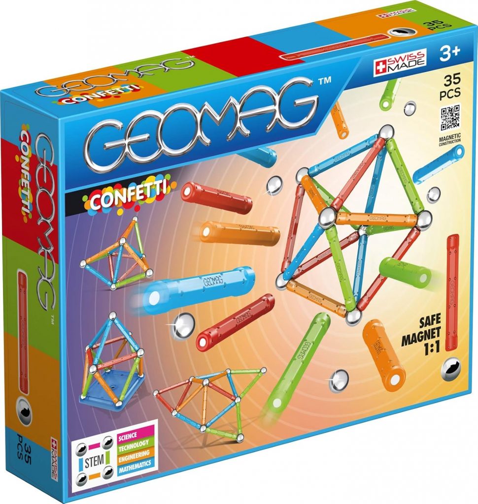 GEOMAG Classic Confetti 35-teilig Magnetisches spielzeug für Kinder, Geschenk…
