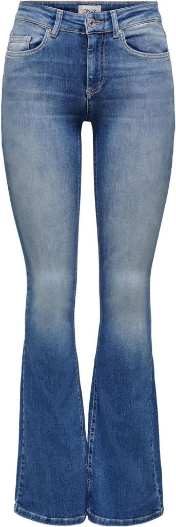 ONLY Female Flared fit Jeans ONLBLUSH Mittlere Taille Flared Jeans