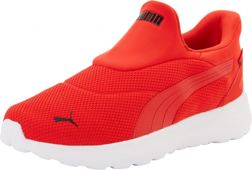 Puma Unisex-Softride Cosmic Sliptech Sneaker, Puma Red Puma Red Puma Schwarz…