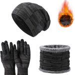 JXCTNNU Mütze Schal Handschuh Sets Wintermütze Unisex Beanie Strickmütze Winterschal Thermo Touchscreen Handschuhe Ski 3-in-1 Wintermütze Verdickung Set für Herren Damen (Schwarz)4.98€ ➡️ https://www.amazon.de/dp/B0DDWY7MT9/?tag=preisfehlerheute-21