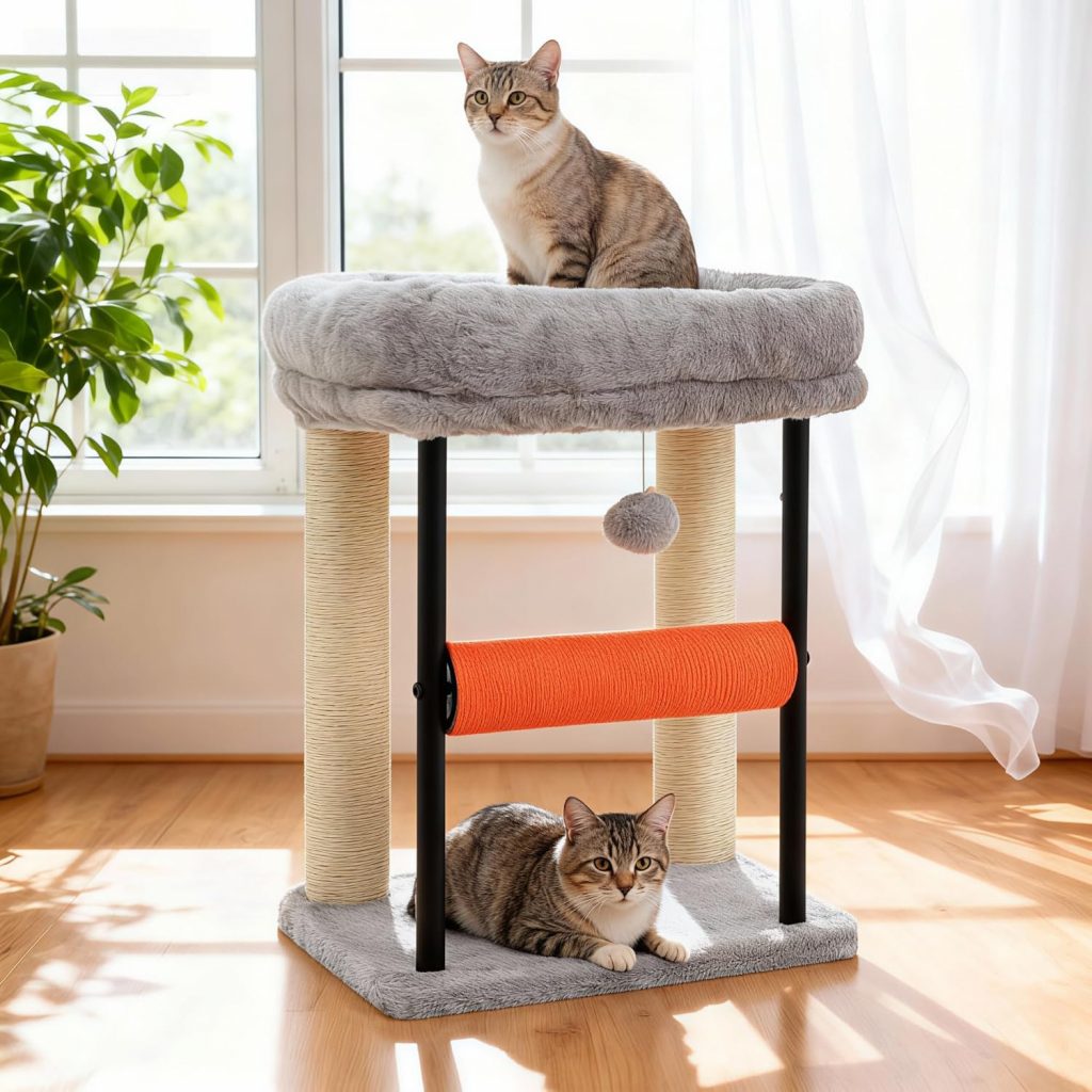 Hey-brother Kratzbaum, 50 cm klein Katzenbaum für Kätzchen, Kratzpfosten mit…
