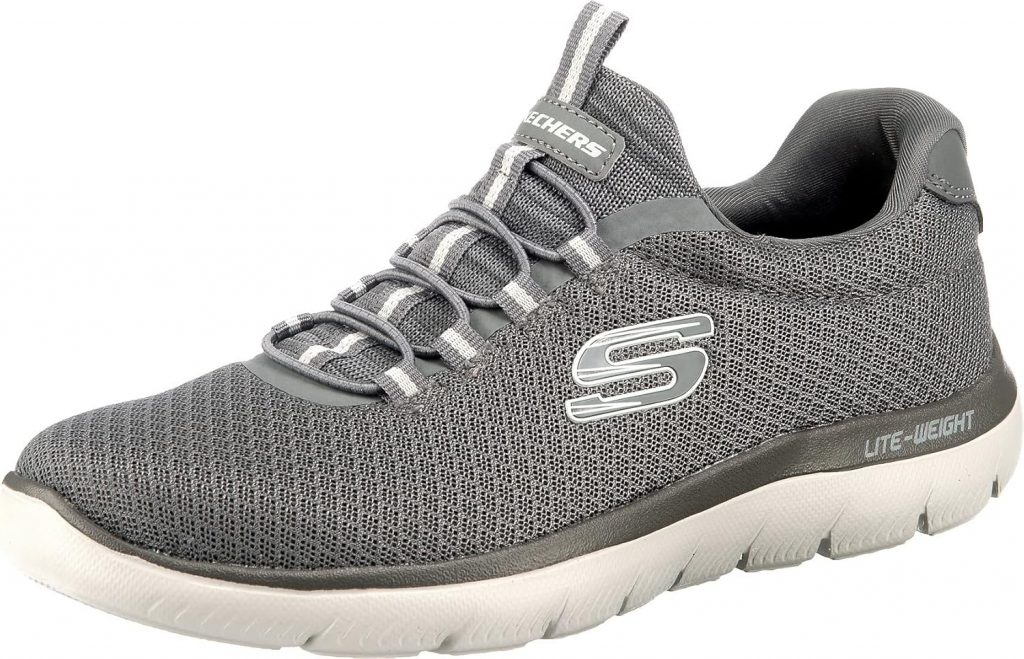 Skechers Herren Summits 52811 Turnschuhe, Charcoal Mesh/Trim, 41 EU