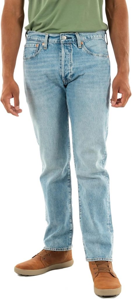 Levi's Herren Jeanshose 501 Original mit Knopfleiste, Straight Fit