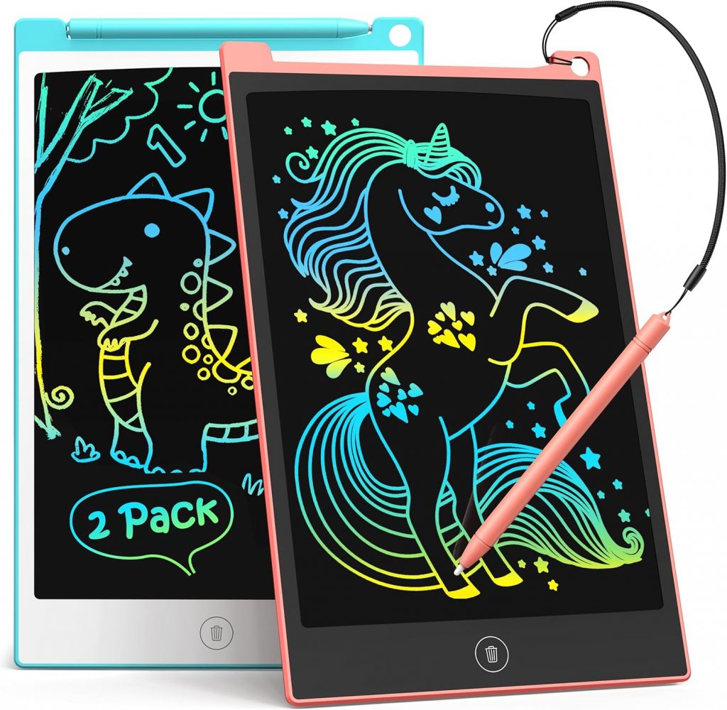 LCD Schreibtafel 2 Pack, 8.5 Zoll Tablet für Kinder und Erwachsene, Löschbarer…