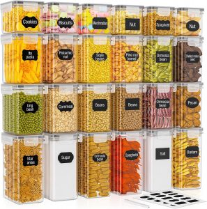 PurKeep 24 St&uuml;ck luftdichte Vorratsdosen mit Deckel,BPA-frei,K&uuml;chenaufbewahrungsbeh&auml;lter f&uuml;r Mehl,Zucker, K&ouml;rner & Backzubeh&ouml;r,33.6L22,93&euro; statt 39,99&euro;➡️ https://www.amazon.de/dp/B0FXMD3CH2/?tag=preisfehlerheute-21