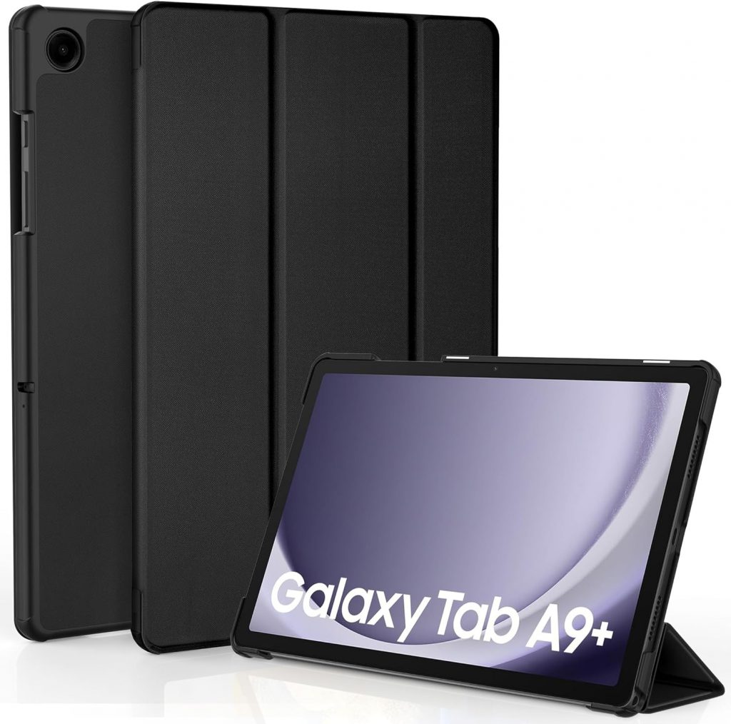 EasyAcc Hülle NUR für Samsung Galaxy Tab A9+ Plus 11 Zoll 2023 (SM-X210/X215/X216) – Ultradünne PU Leder Schutzhülle…