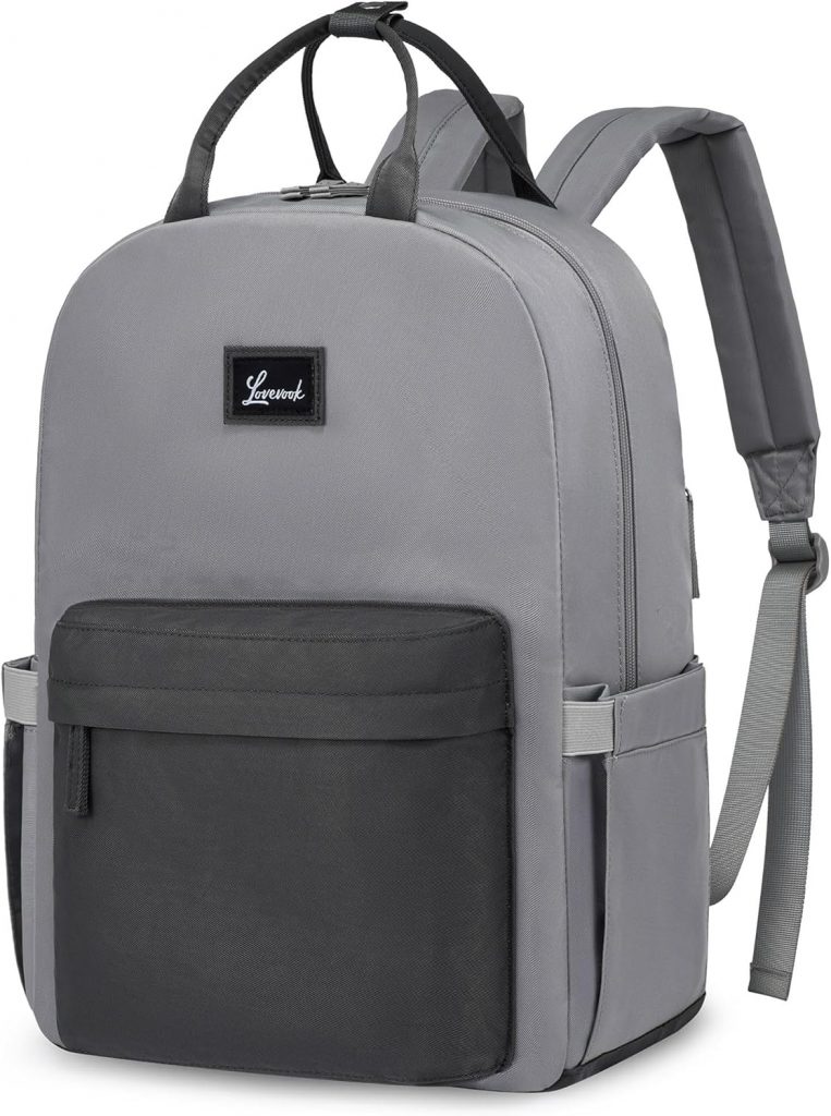 LOVEVOOK Schulrucksack Teenager, Laptop Rucksack Damen Elegant 15.6 Zoll Schultasche Mädchen City Backpack Women…