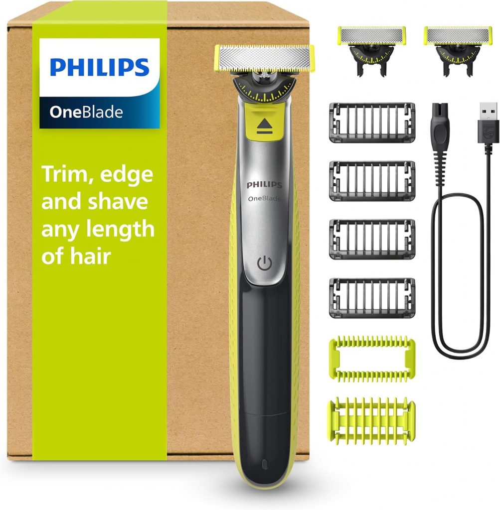 PHILIPS OneBlade 360 Face & Body – elektrischer Rasierer, Trimmer & Bodygroomer…