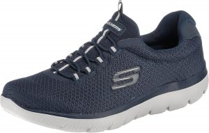 Skechers Herren Summits 52811 Turnschuhe, Navy Mesh/Trim, 42 EU