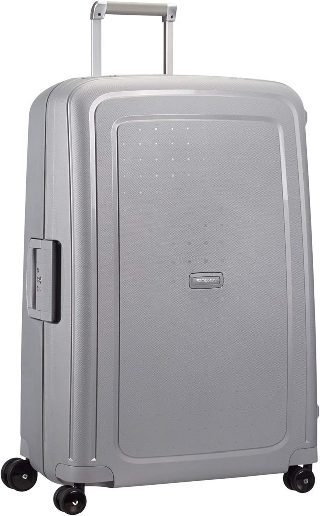 Samsonite S'Cure – Spinner L, Koffer, L 75 cm, 102 L, Silber (Silver)