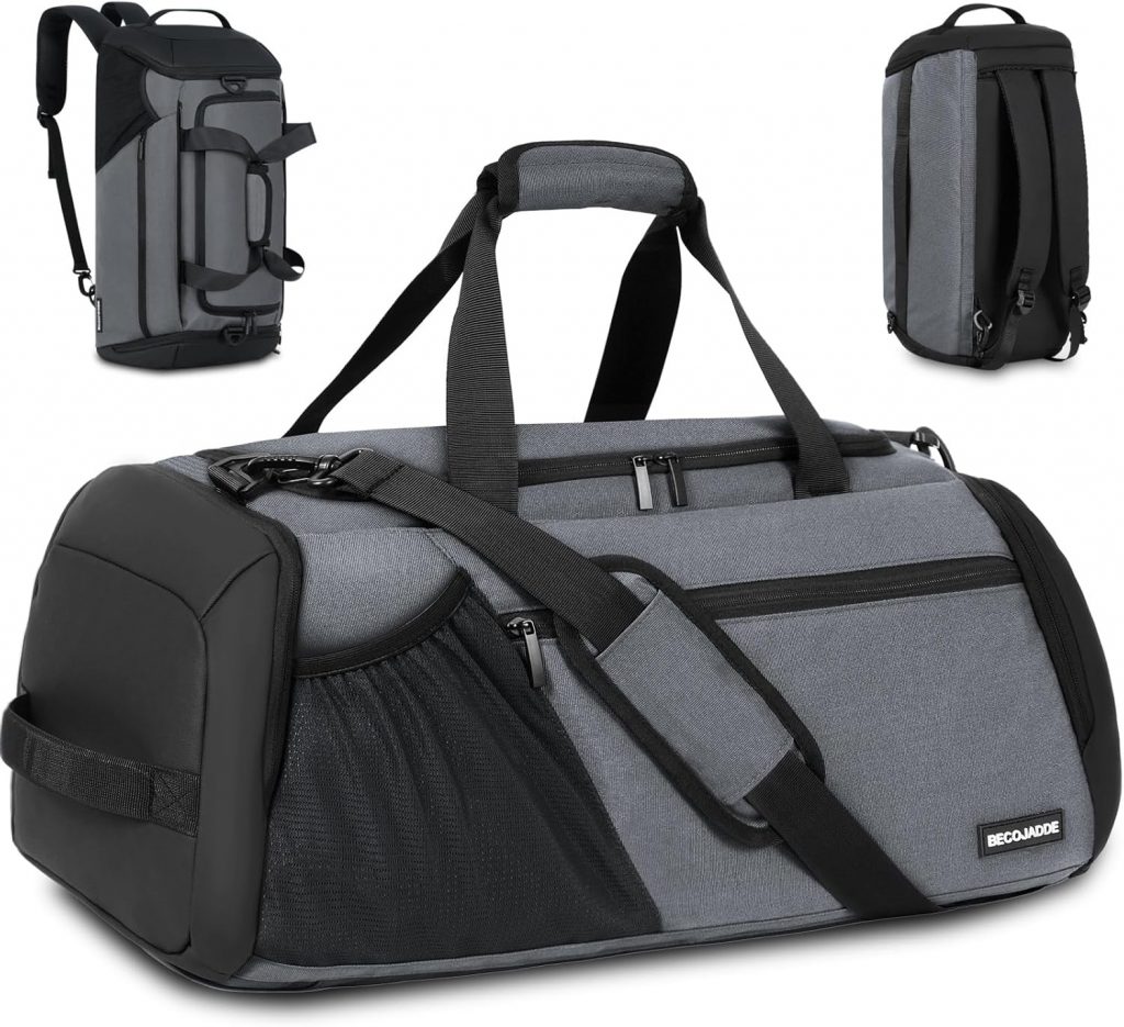 Sporttasche Herren 40L Groß Sporttaschen Reiserucksack Mehrere Taschen Rucksack…