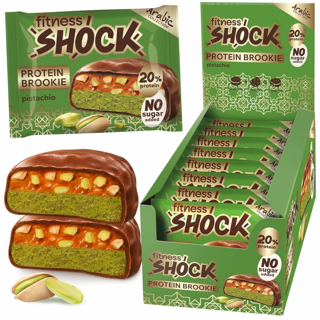 FitnesSHOCK Protein Cookie 10g Eiweiß Low Carb 6g und Kalorienarm 170Kcal ohne…