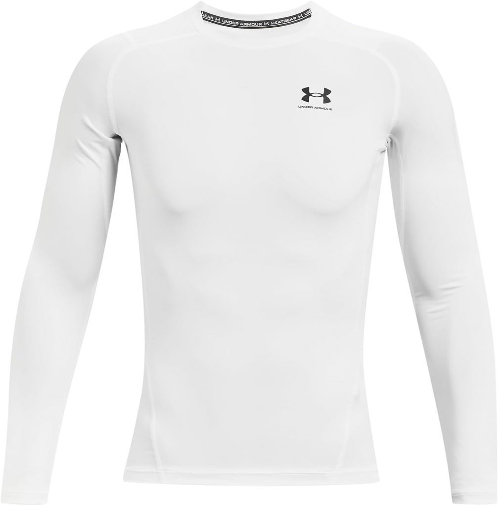 Under Armour Men's Ua Hg Armour Comp Ls Long-Sleeve Sports Top, Breathable Long-Sleeved Top for Men (Pack of 1)