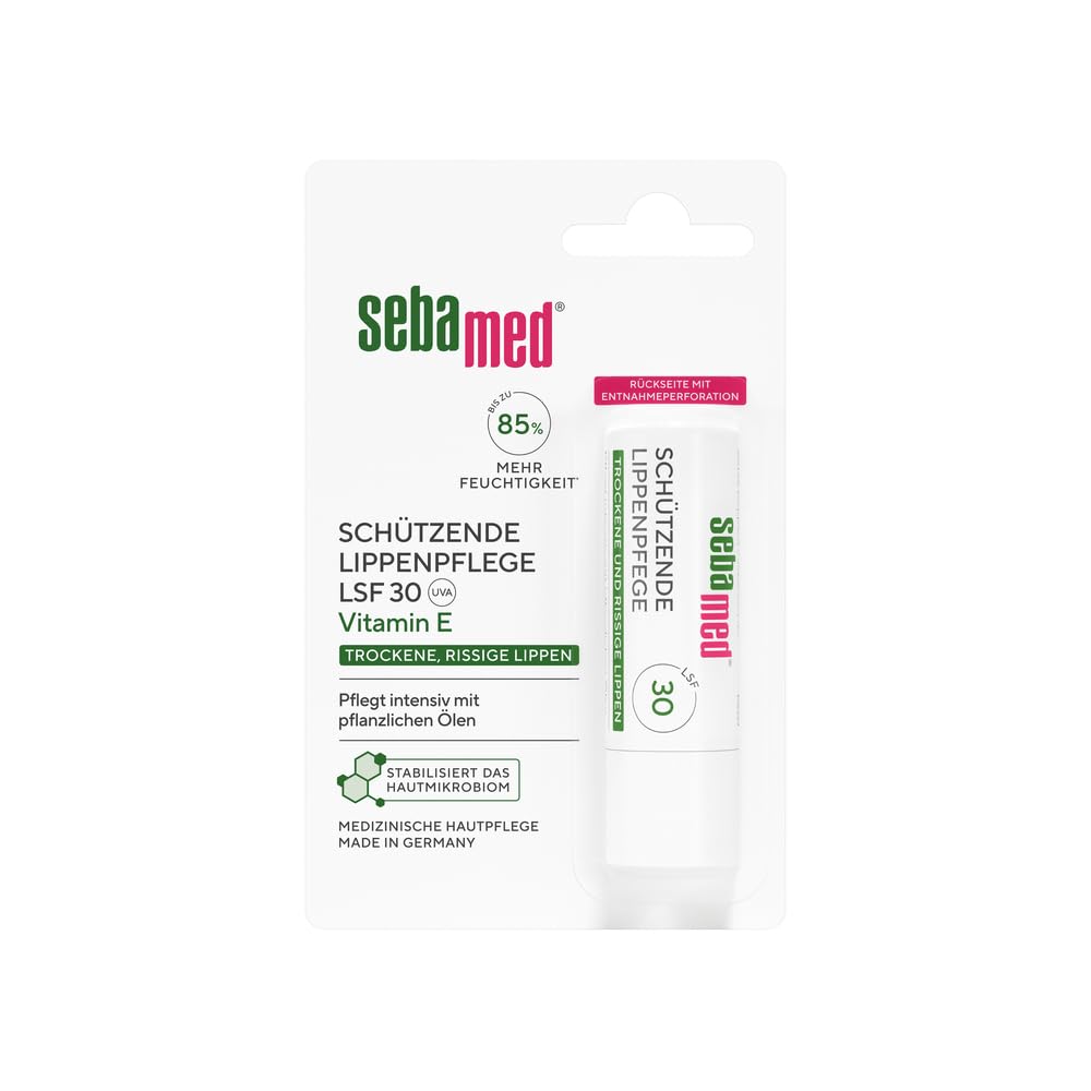 Sebamed schützende Lippenpflege, Lippenpflegestift mit Lichtschutzfaktor 30, für…